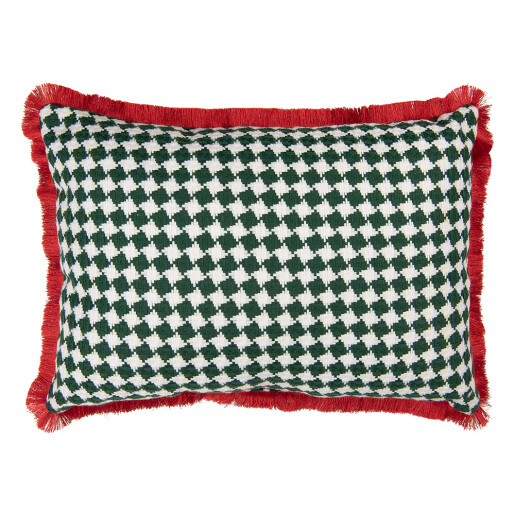 Perna Craciun poliester multicolor 50x30x4 cm
