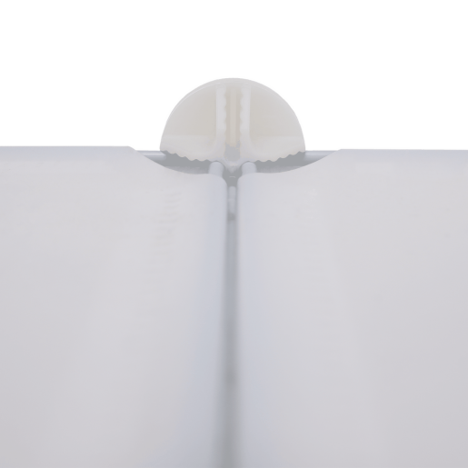 Dulap modular pentru camera copii metal plastic alb maro Kirby 75x37x147 cm