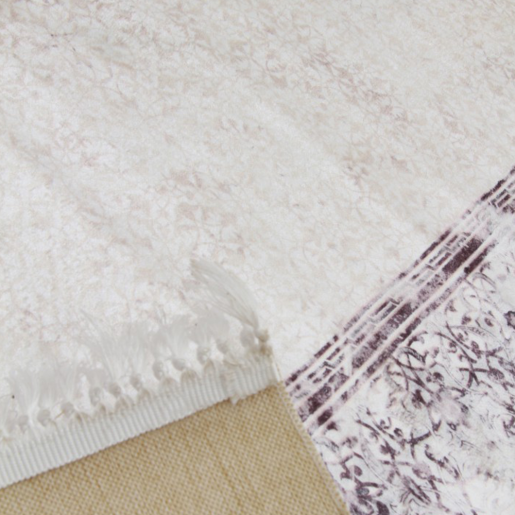 Covor textil crem maro Linon 80x150 cm