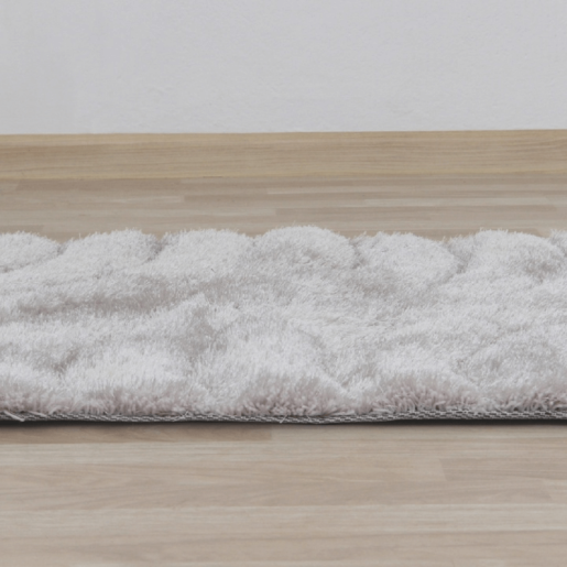 Covor textil alb gri Selma 140x200 cm