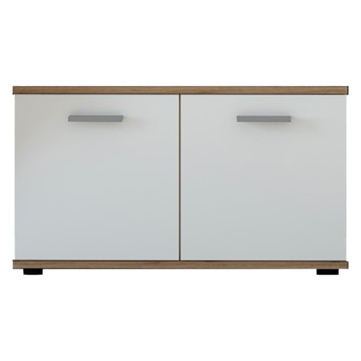 Pantofar PAL stejar Wotan alb Iria 80x35x46 cm