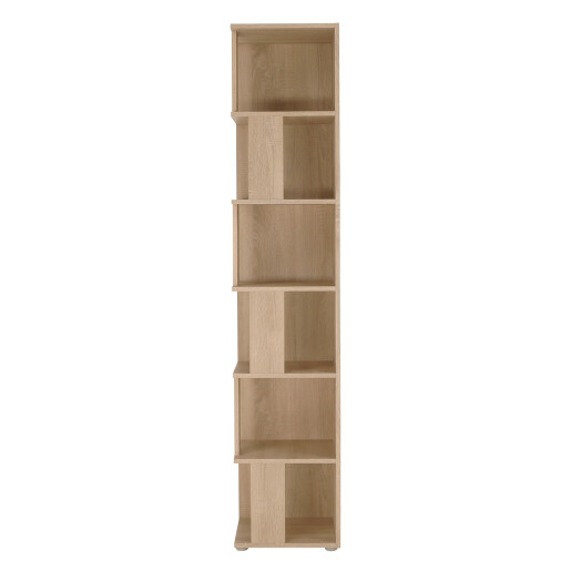 Raft de colt din mdf stejar sonoma Korind 38x38x186.2 cm 