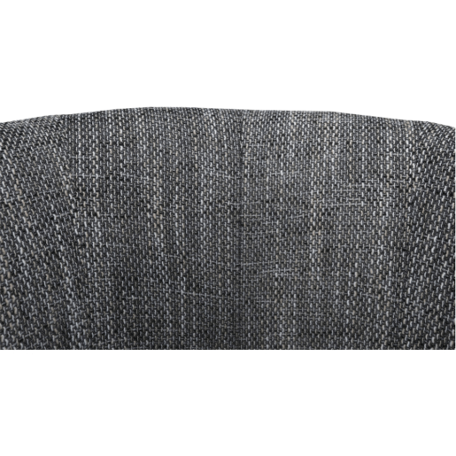 Fotoliu tapiterie piele ecologica neagra textil gri Cuba 65x60x77 cm