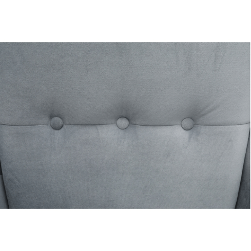 Fotoliu gri alb  Rufino 82x92x104 cm