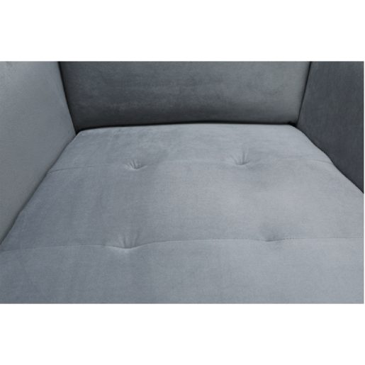 Fotoliu gri alb  Rufino 82x92x104 cm