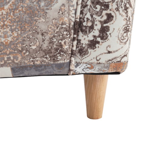 Fotoliu tapiterie textil maro Charllot 86x72x105 cm