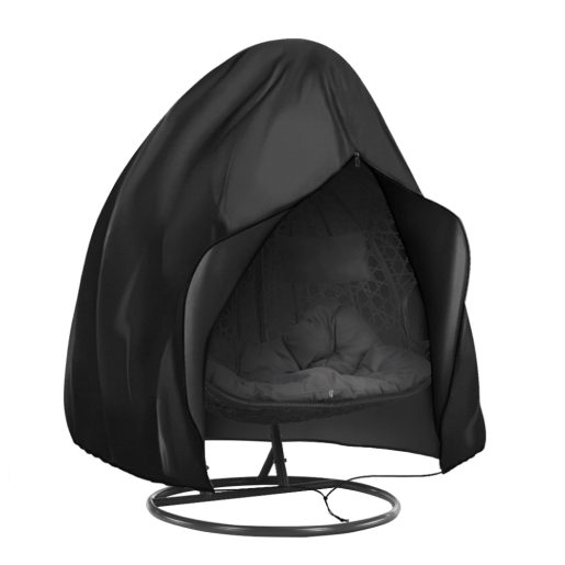 Husa de protectie pentru scaun dublu suspendat, negru, Kryto 200x230 cm 