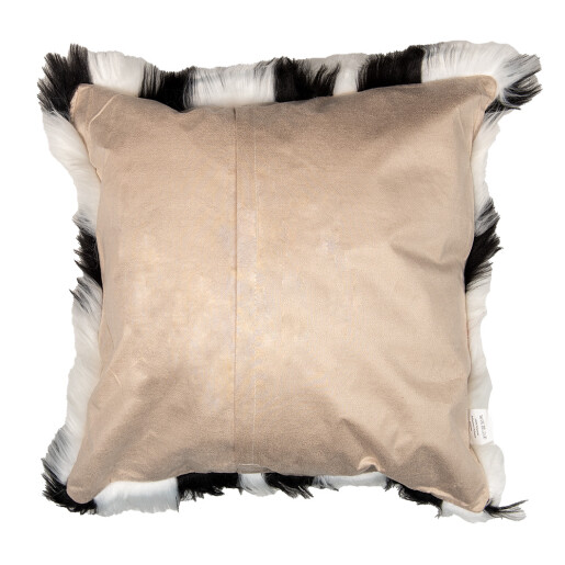 Fata perna decorativa blana alba neagra 45x45 cm