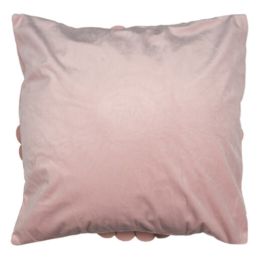 Fata perna decorativa textil roz Flower 45x45 cm