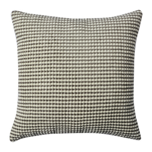 Fata perna textil alb maro 45x45 cm