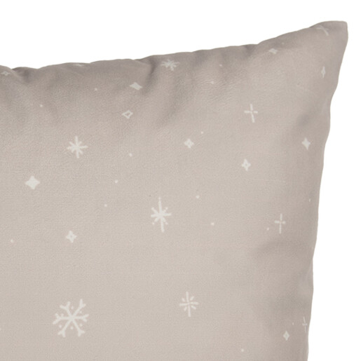 Fata perna textil bej Casuta Turta Dulce 45x45 cm