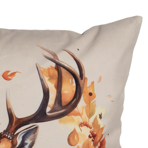 Fata perna textil bej maro Ren 45x45 cm