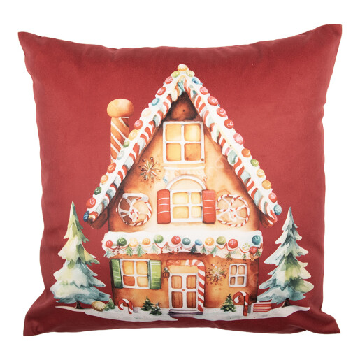 Fata perna Craciun multicolora textil 45x45 cm