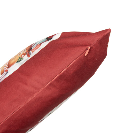 Fata perna Craciun multicolora textil 45x45 cm