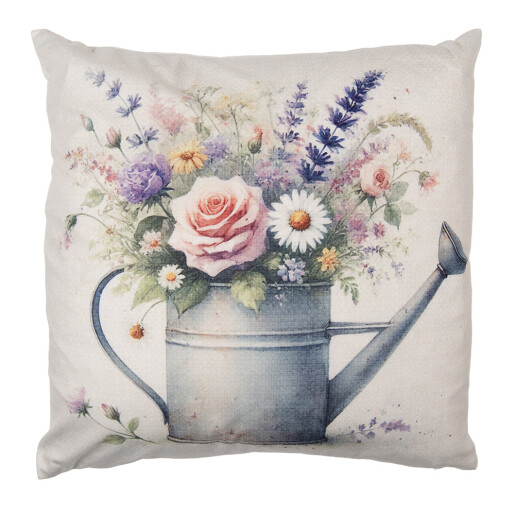 Fata perna poliester multicolor model Romantic 45x45 cm