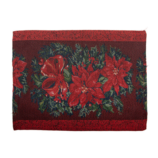 Set 6 suporturi farfurii Craciun Craciunite poliester multicolor (6) 33x45 cm