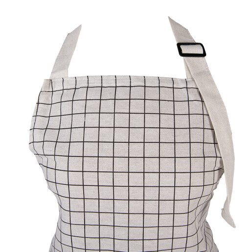 Sort bucatarie poliester negru bej 69x68 cm