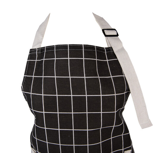 Sort bucatarie poliester negru bej LKI 69x68 cm