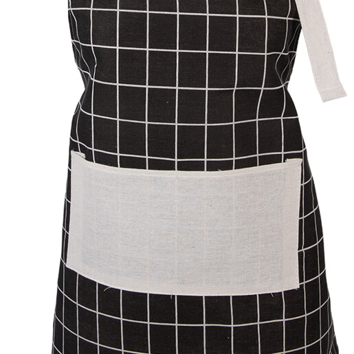 Sort bucatarie poliester negru bej LKI 69x68 cm