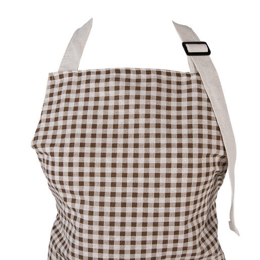Sort bucatarie poliester maro bej LVI 69x68 cm