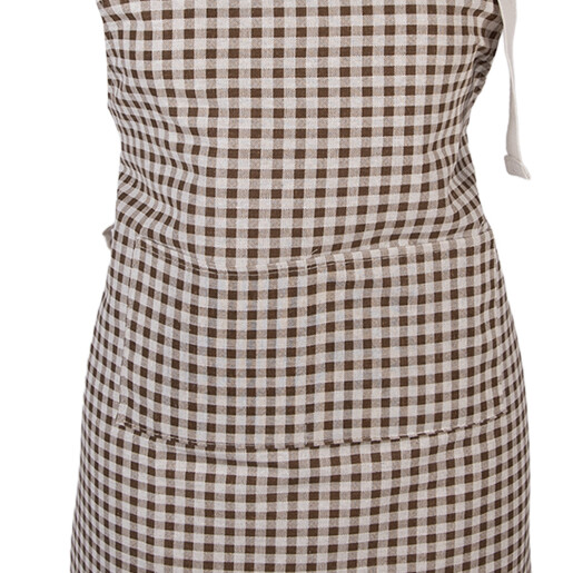 Sort bucatarie poliester maro bej LVI 69x68 cm