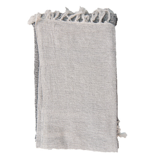 Patura bumbac gri 125x150 cm