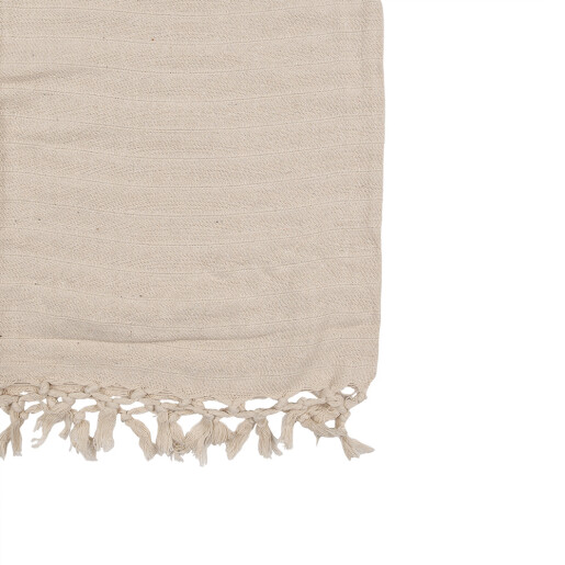Patura bumbac bej 125x150 cm