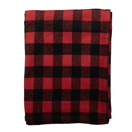 Patura textil negru rosu 130x170 cm