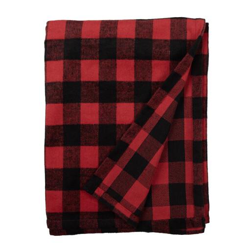 Patura textil negru rosu 130x170 cm