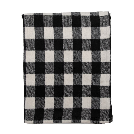 Patura textil negru alb 130x170 cm