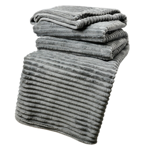 Patura textil gri 180x200 cm