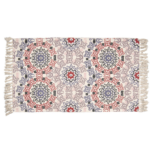 Covor bumbac multicolor 70x120 cm