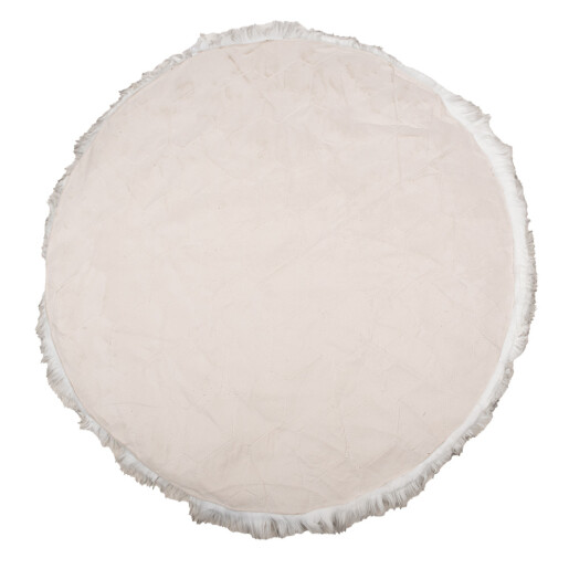 Covor blana artificiala gri alb 100x3 cm