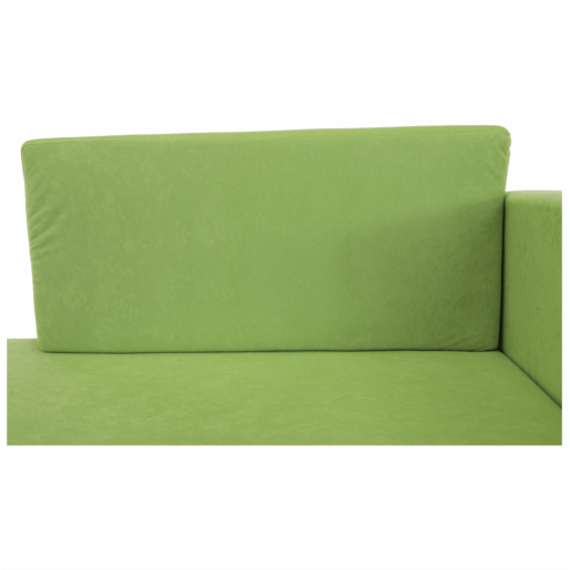 Fotoliu extensibil tapiterie textil verde bej dreapta Kubo 104x78x70 cm
