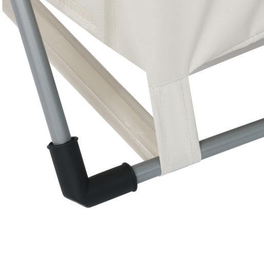 Cos rufe panza bej maro Laundry 45x35x55 cm