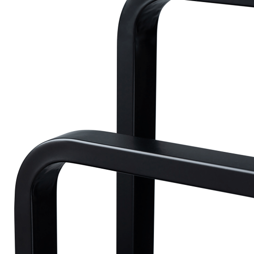 Suport prosoape metal neagru bambus Labav 19.8x41.7x76.5 cm