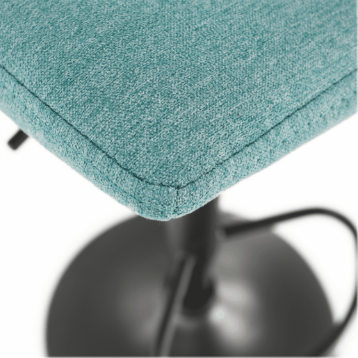 Scaun de bar mentol negru Lahela 44x50x112 cm 
