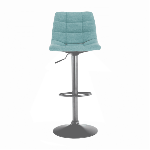 Scaun de bar mentol negru Lahela 44x50x112 cm 