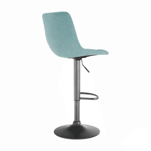 Scaun de bar mentol negru Lahela 44x50x112 cm 