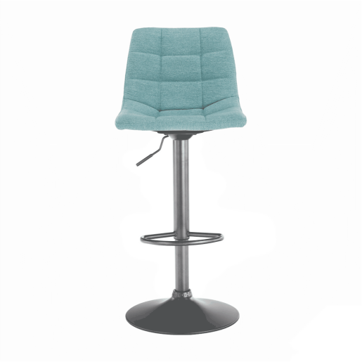 Scaun de bar mentol negru Lahela 44x50x112 cm 