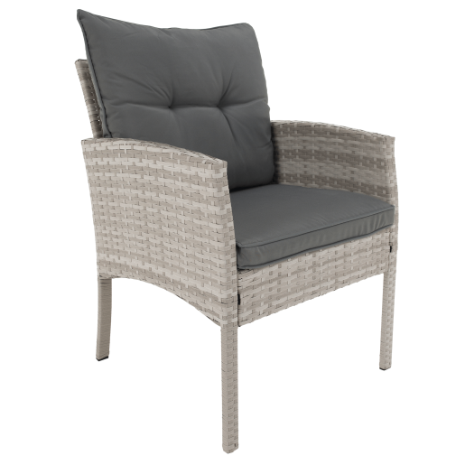 Set mobilier gradina ratan sintetic Lalen 161x55x77/86 cm