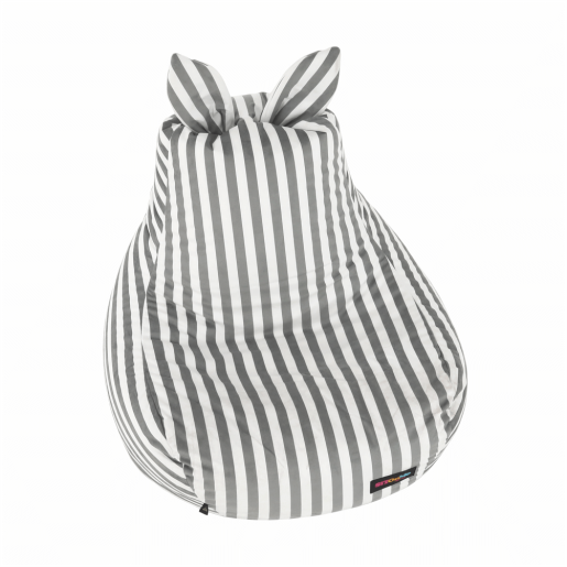 Fotoliu tip sac alb gri Lapin 50x72x75 cm