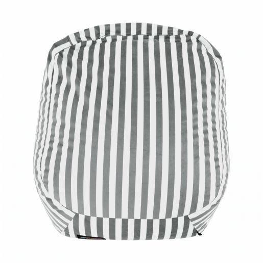 Fotoliu tip sac alb gri Lapin 50x72x75 cm