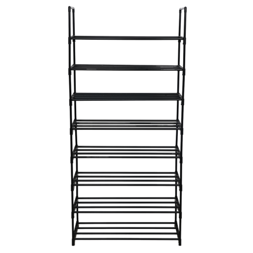 Pantofar metal plastic negru Laurin 65,5x30x138 cm