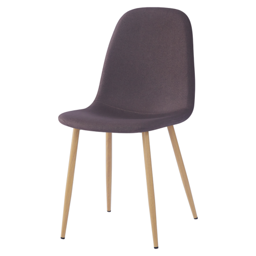 Scaun textil maro metal Lega 45x56x85 cm