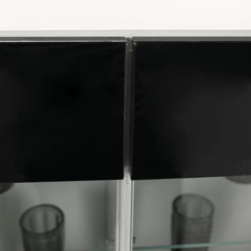 Set mobilier living alb negru Leo 250x42x180 cm