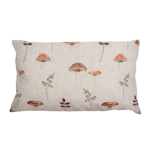 Fata perna textil bej maro 30x50 cm