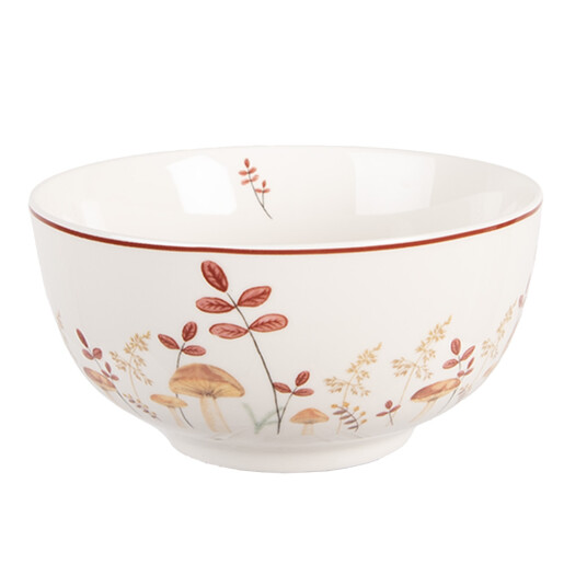 Bol portelan multicolor Ciupercute Ø 14x7 cm / 500 ml