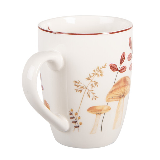 Cana portelan multicolor Ciupercute 12x8x10 cm / 350 ml