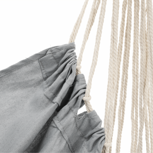 Hamac suspendabil textil alb gri Lindo 100x130 cm